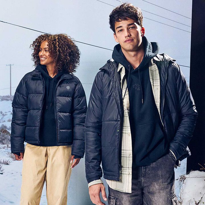 Female & male models wearing the Ridgeway Jacket