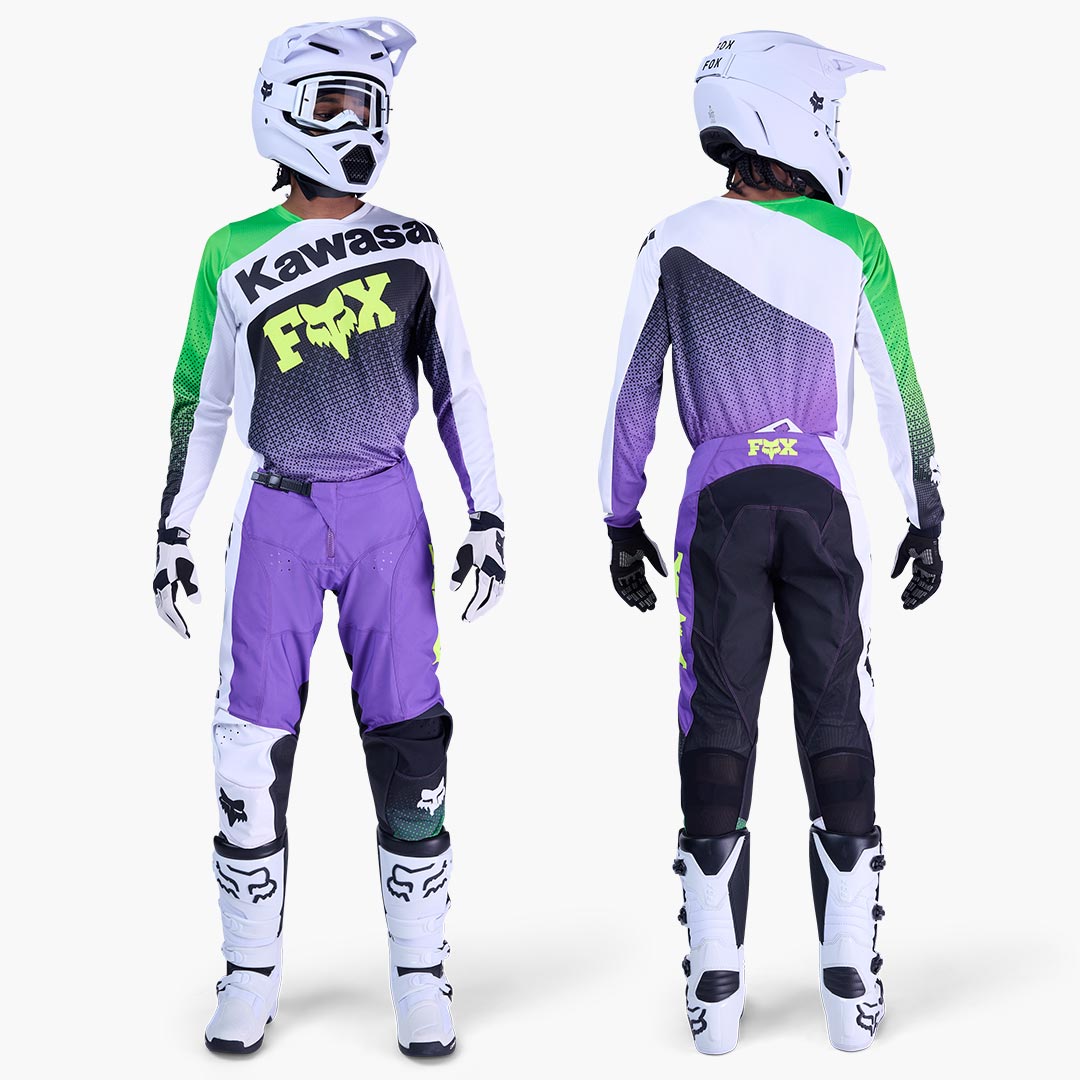 180 Kawasaki — Purple/White